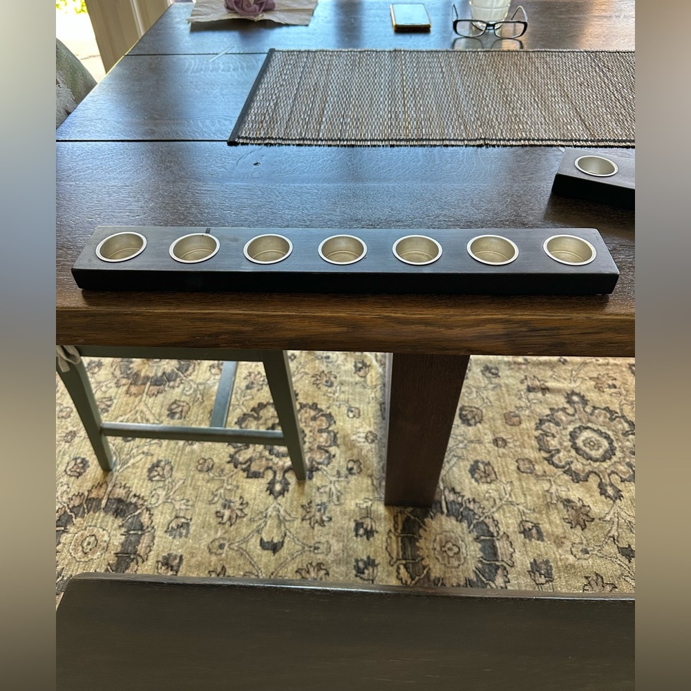 Two candleholders